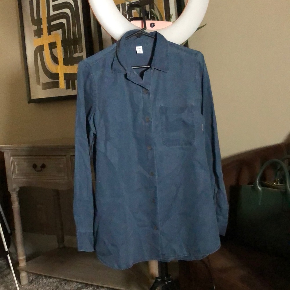 Denim Old Navy button up brand new with tags